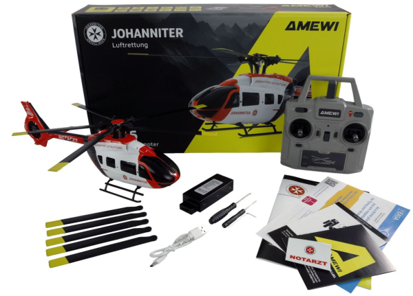 25365 Johanniter H145 Helikopter Brushless 6-Kanal 6G RTF